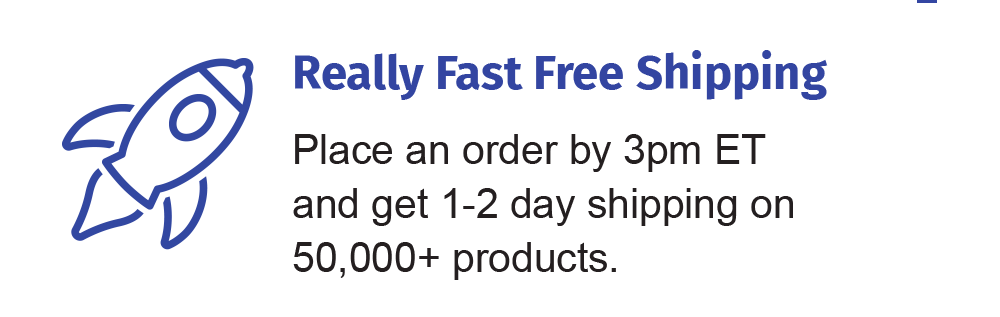 Really Fast Free Shipping